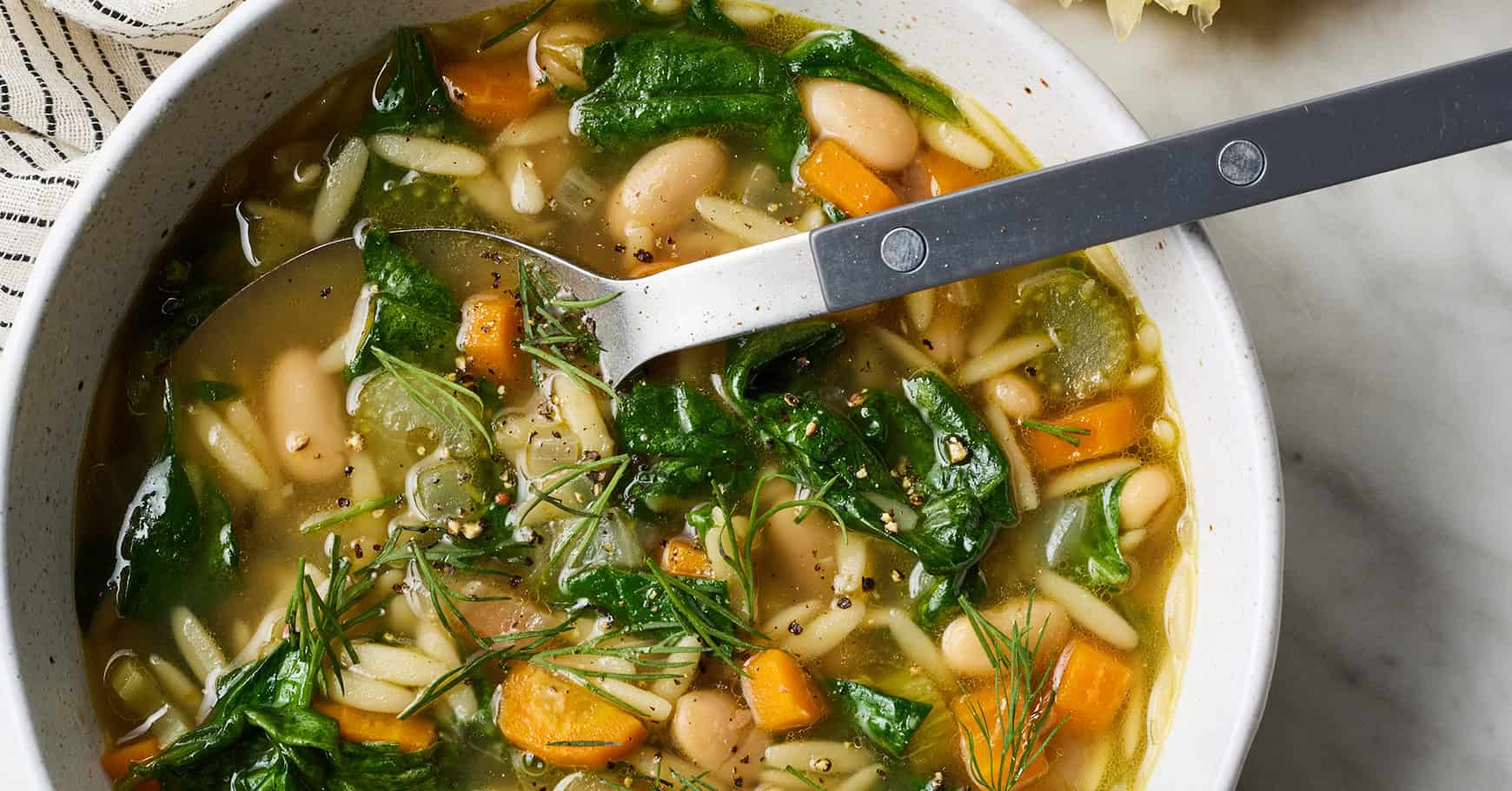 Healthy Lemon Orzo Soup: One-Pot Meal & Vegetarian Option
